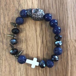 Jewelry - Blue skull bracelet Jewelry - Blue skull bracelet